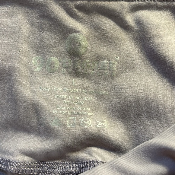 90 Degree by REFLEX Winter Violet Capri Size Large NWT - Picture 6 of 9